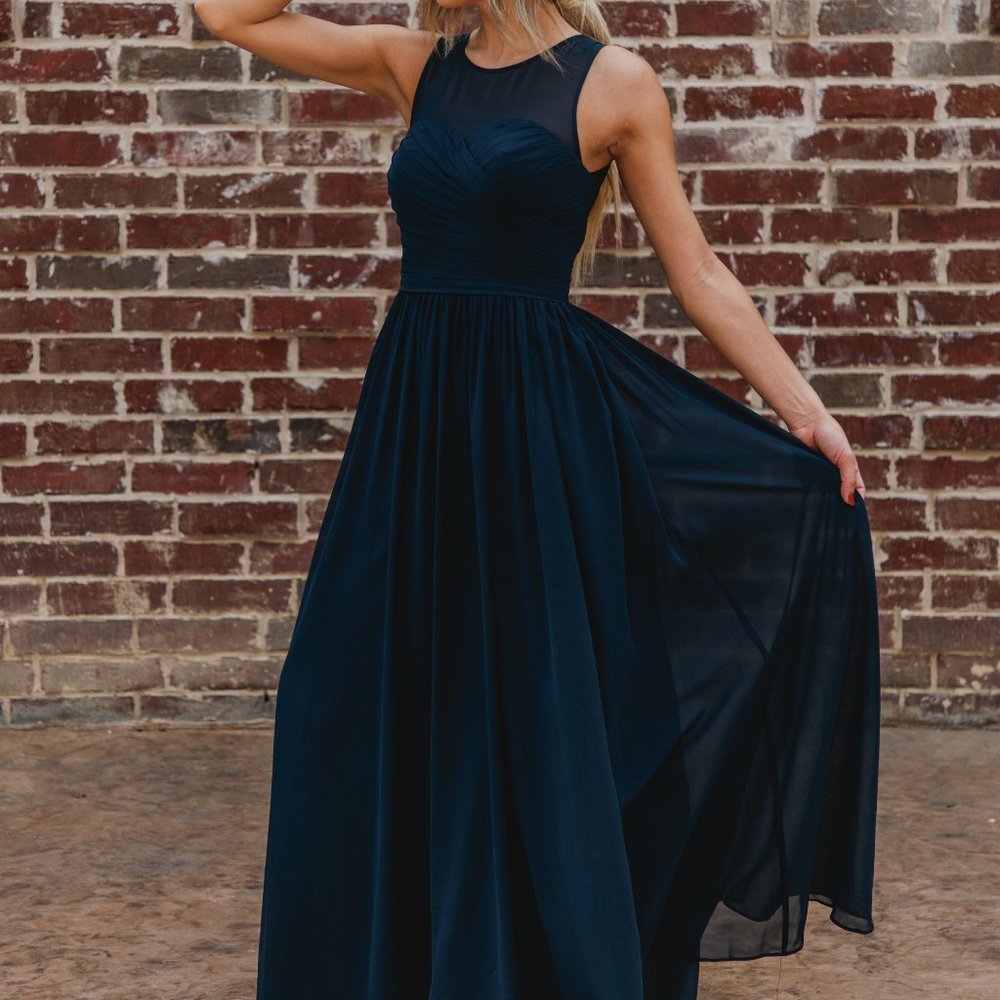 Navy Bridesmaids Dress/Evening Gown